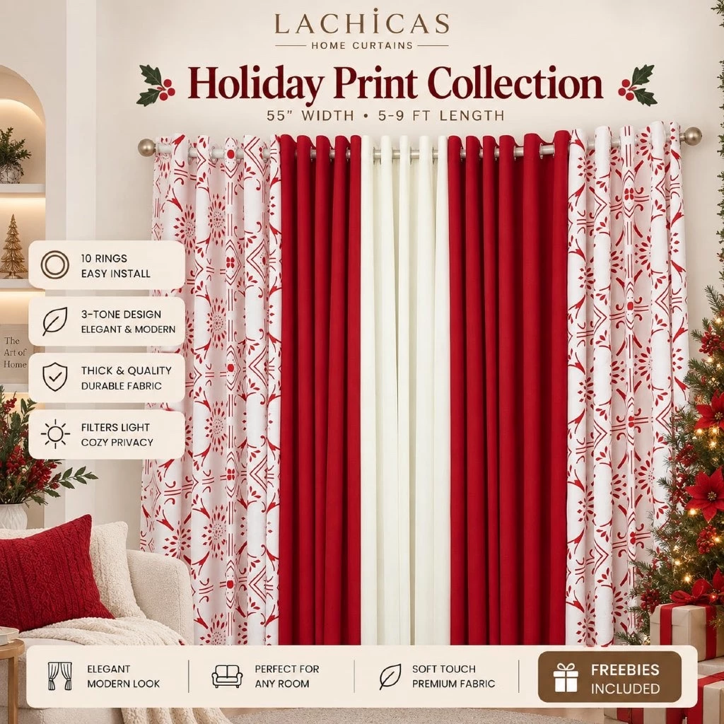 Christmas Season Curtains