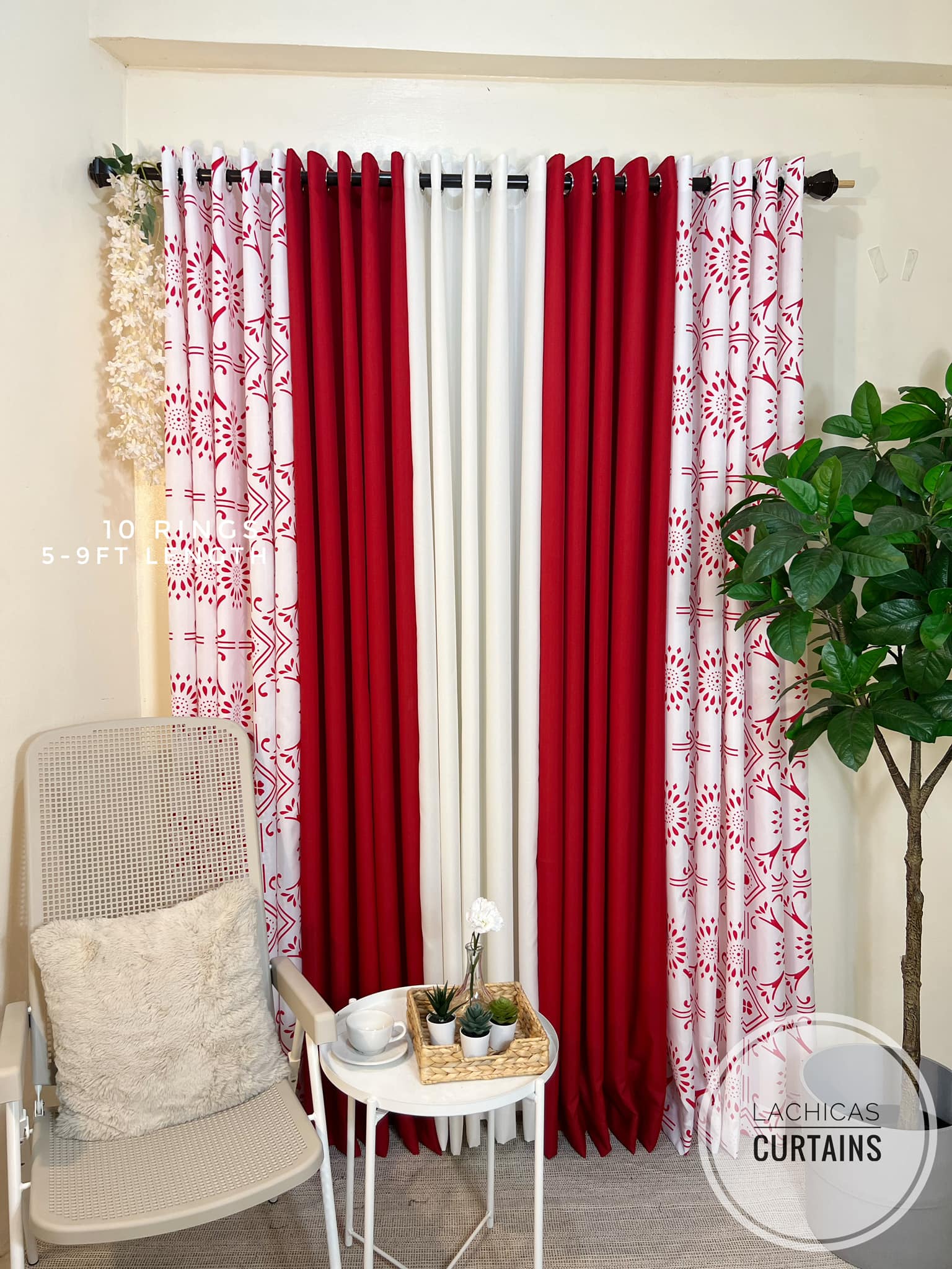 NON-BLOCKOUT 3in1 & 5in1   Illusion Red - Cream Combination