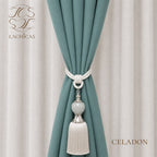 Premium Blockout Ring Curtains | Best Seller | Modern Bedroom & Window Drapes | 5ft-9ft | LACHICAS