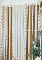 NON BLOCKOUT 3in1&5in1 Espresso Abstract  and Wood Combination 10 Rings