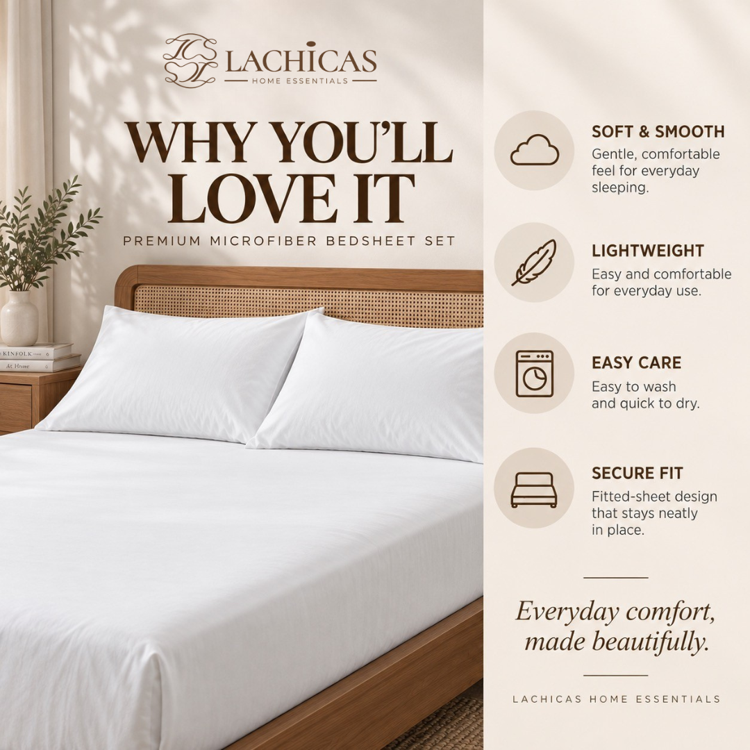 Microfiber Fitted Bedsheet Set
