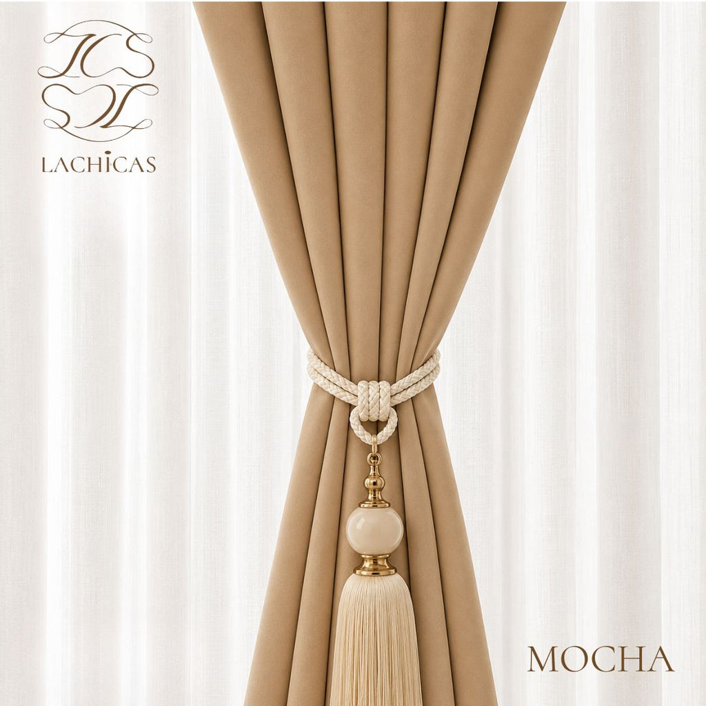 Premium Blockout Ring Curtains | Best Seller | Modern Bedroom & Window Drapes | 5ft-9ft | LACHICAS