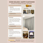 Premium Blockout Ring Curtains | Best Seller | Modern Bedroom & Window Drapes | 5ft-9ft | LACHICAS