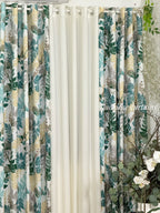 Non-Blockout 5in1&3in1 WGSN Color of the Year 2026: Transformative Teal - Clarion Teal Home Aesthetic Minimalist Window Curtains