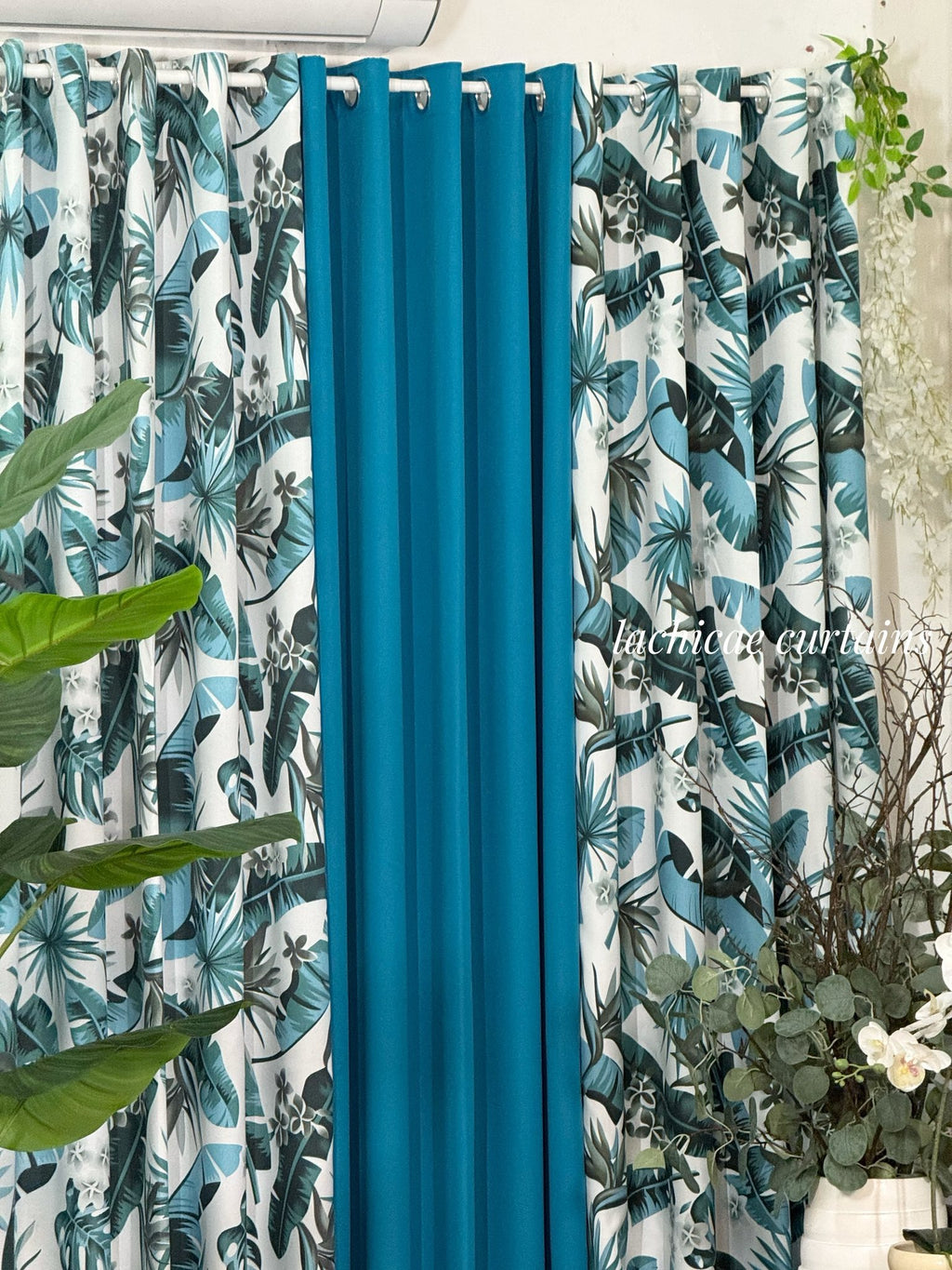 Non-Blockout Color of the Year Series Begonia Gray - Teal Blue Combi