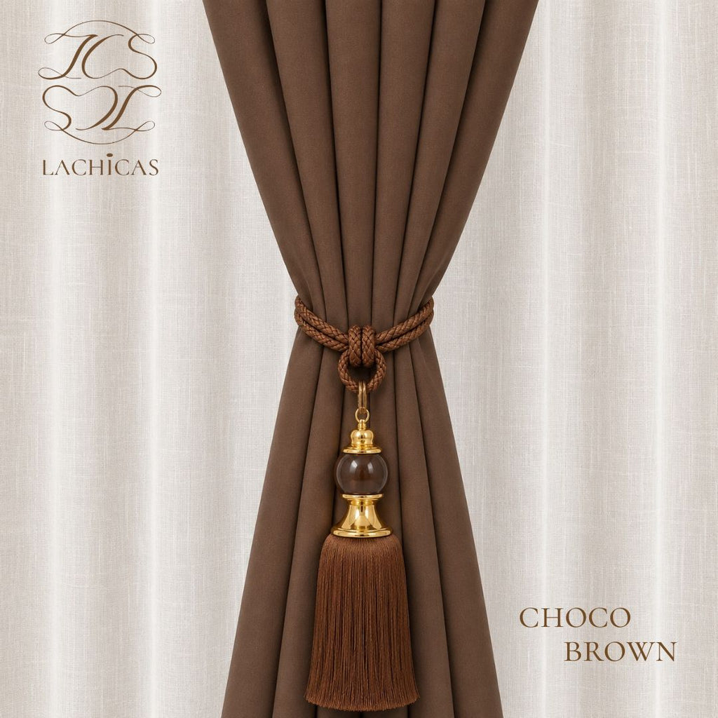 Premium Blockout Ring Curtains | Best Seller | Modern Bedroom & Window Drapes | 5ft-9ft | LACHICAS