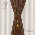 Premium Blockout Ring Curtains | Best Seller | Modern Bedroom & Window Drapes | 5ft-9ft | LACHICAS