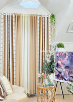 NON BLOCKOUT  Espresso  and Light Beige Combi