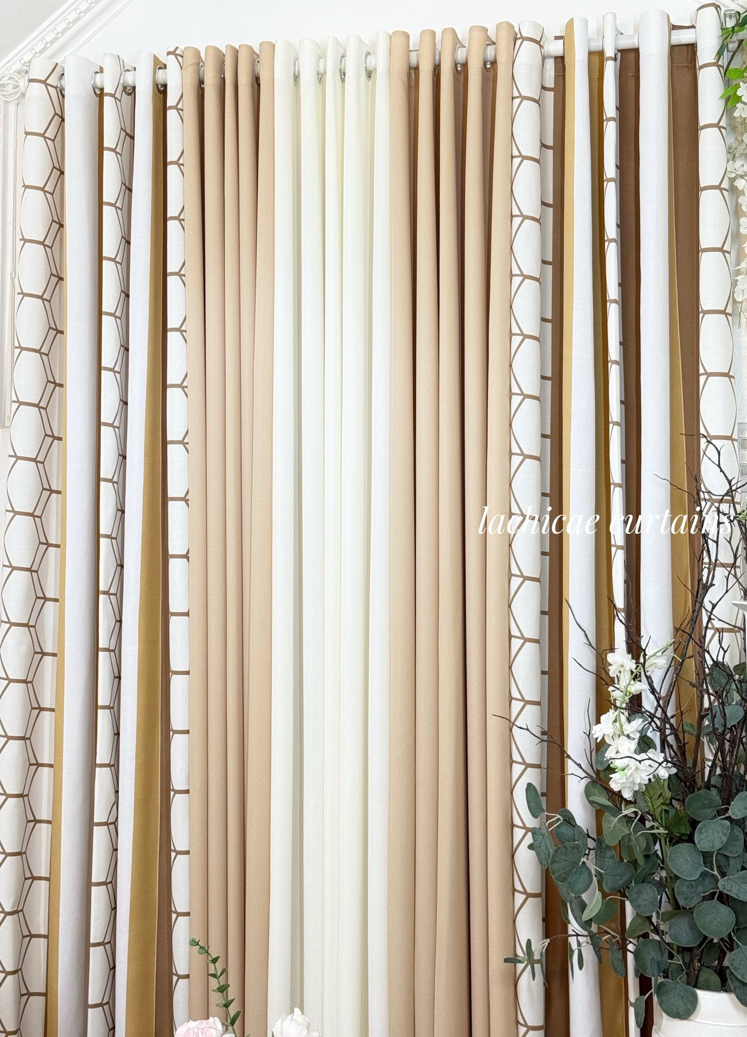 NON BLOCKOUT  Espresso  and Light Beige Combi