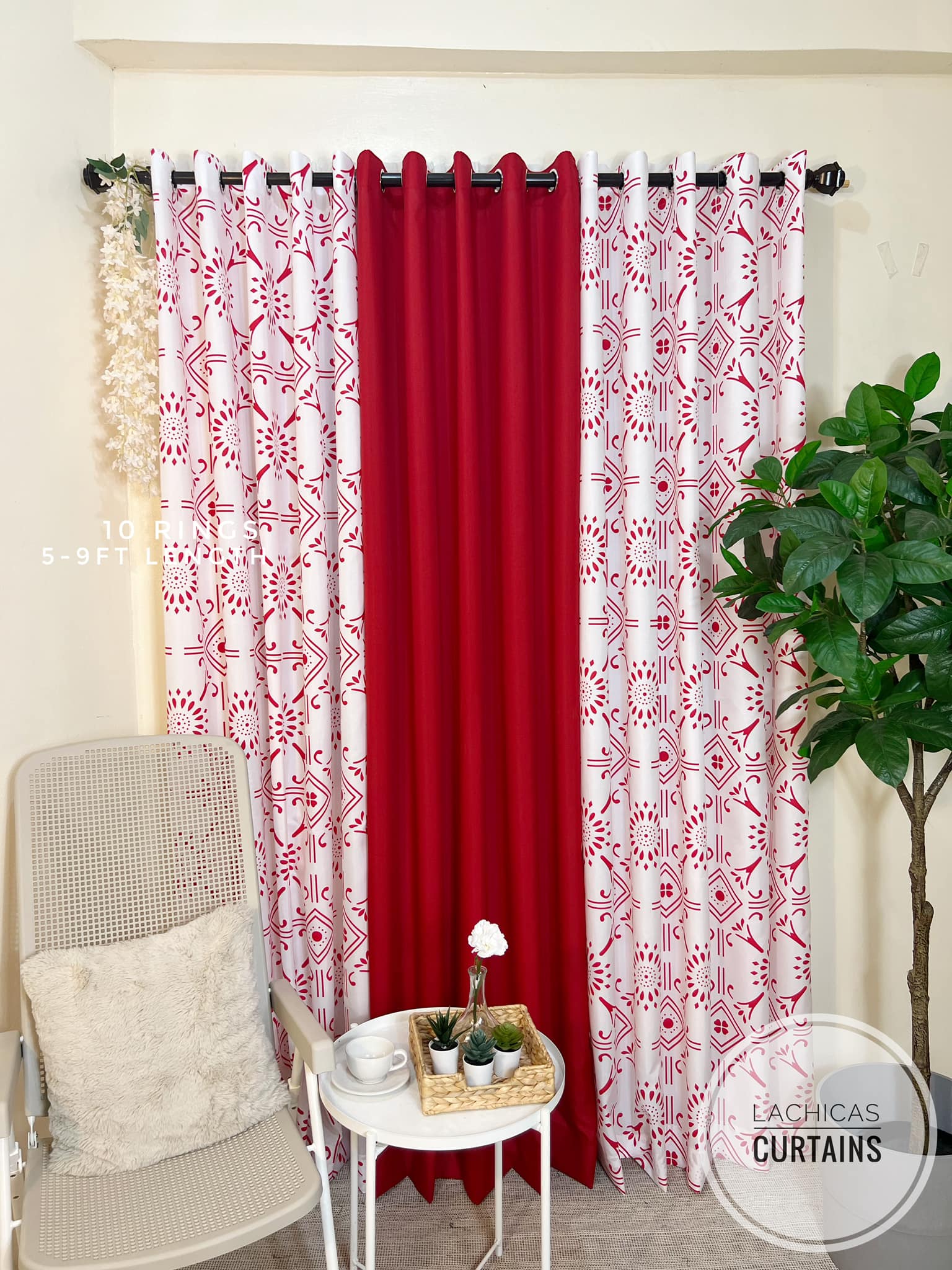 NON-BLOCKOUT 3in1 & 5in1   Illusion Red - Cream Combination