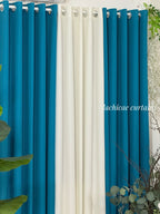 5in1&3in1 Non-Blockout Color of the Year Series Teal and Powder Blue Combi