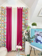 NON BLOCKOUT3in1 & 5in1 Combi Bloom Floral Print + Viva Magenta