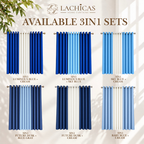 WGSN Color of the Year 2027 Luminous Blue | Non-Blockout | 3in1 & 5in1 Set