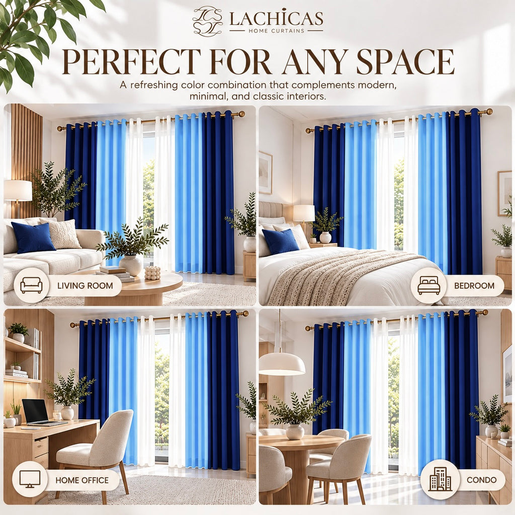 WGSN Color of the Year 2027 Luminous Blue | Non-Blockout | 3in1 & 5in1 Set