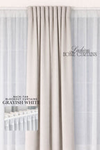 Lachicas Japandi Back-Tab/Rod Pocket Blockout Curtain | Easy to Install | Easy to Wash