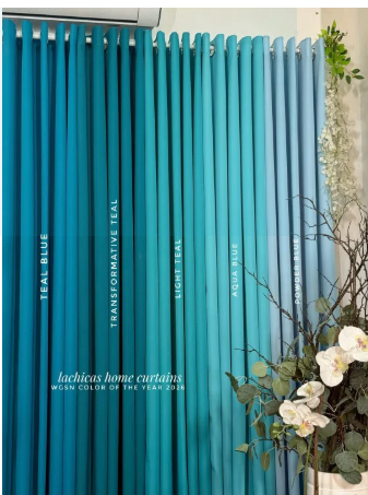 Non-Blockout Per PC WGSN Color of the Year 2026: Transformative Teal