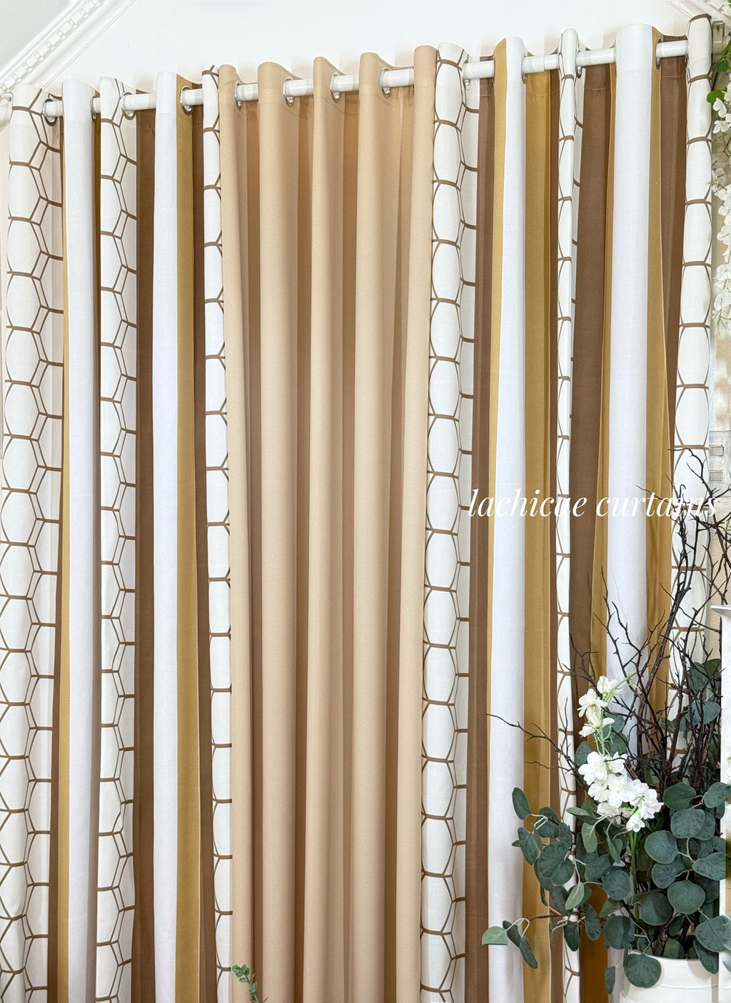 NON BLOCKOUT  Espresso  and Light Beige Combi