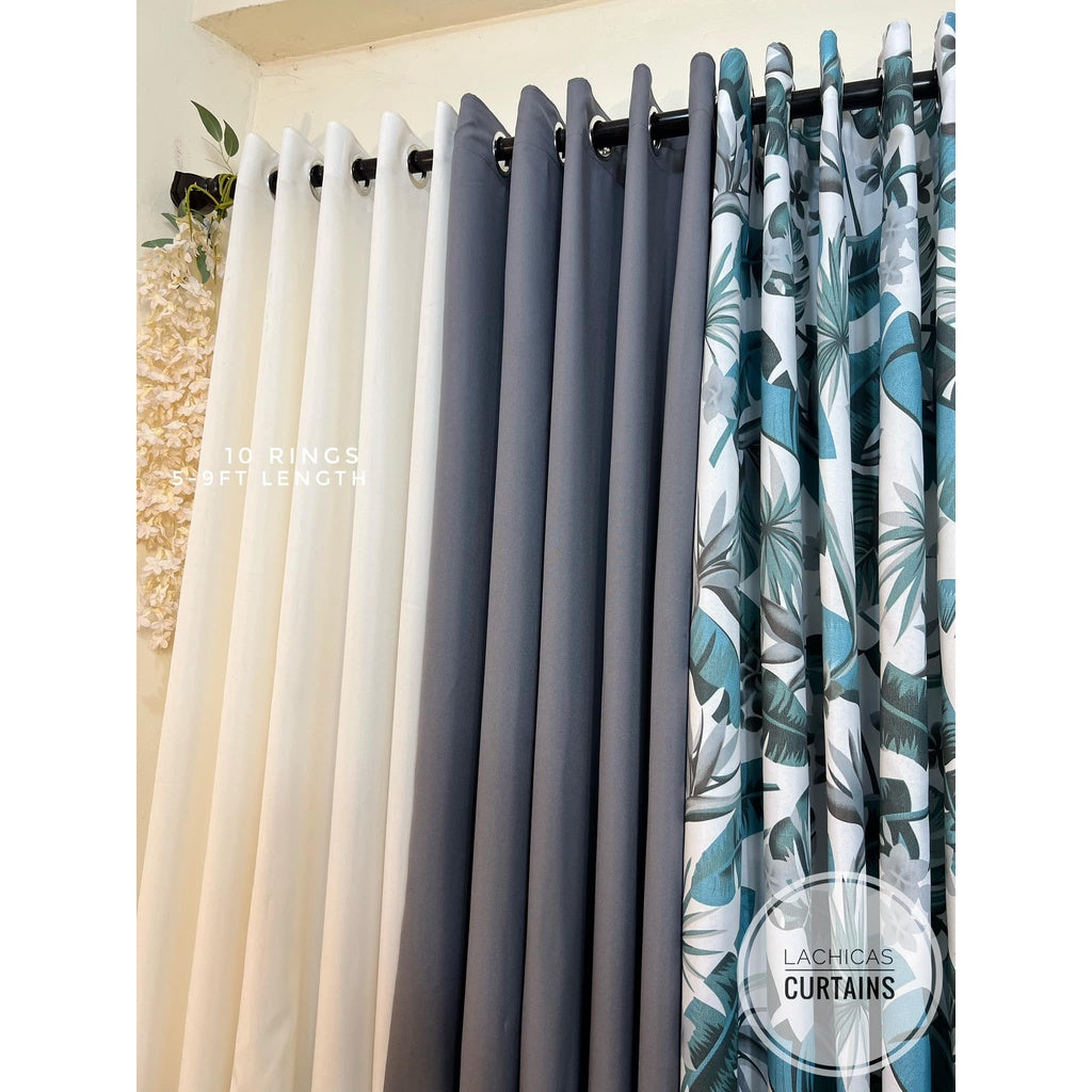 Per PC NON-BLOCKOUT Print Bergonia Gray - Silver Gray