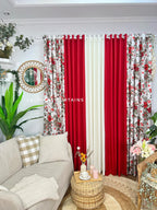 NON-BLOCKOUT 3in1 & 5in1 Fresh Newest Print Vanilla Red - Plain Red