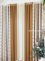 NON BLOCKOUT 3in1&5in1 Espresso Abstract  and Wood Combination 10 Rings