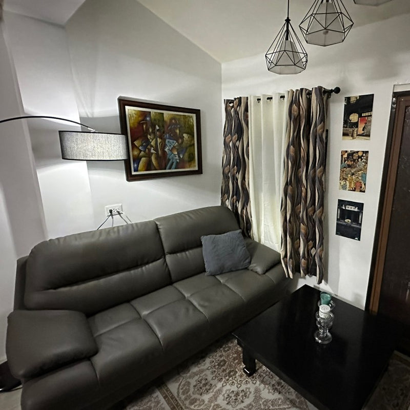 3in1 & 5in1 NON BLOCK OUT Spiral Bromley Silver Gray Modern Home Grommet Curtains - 10 Rings 7ft/8ft