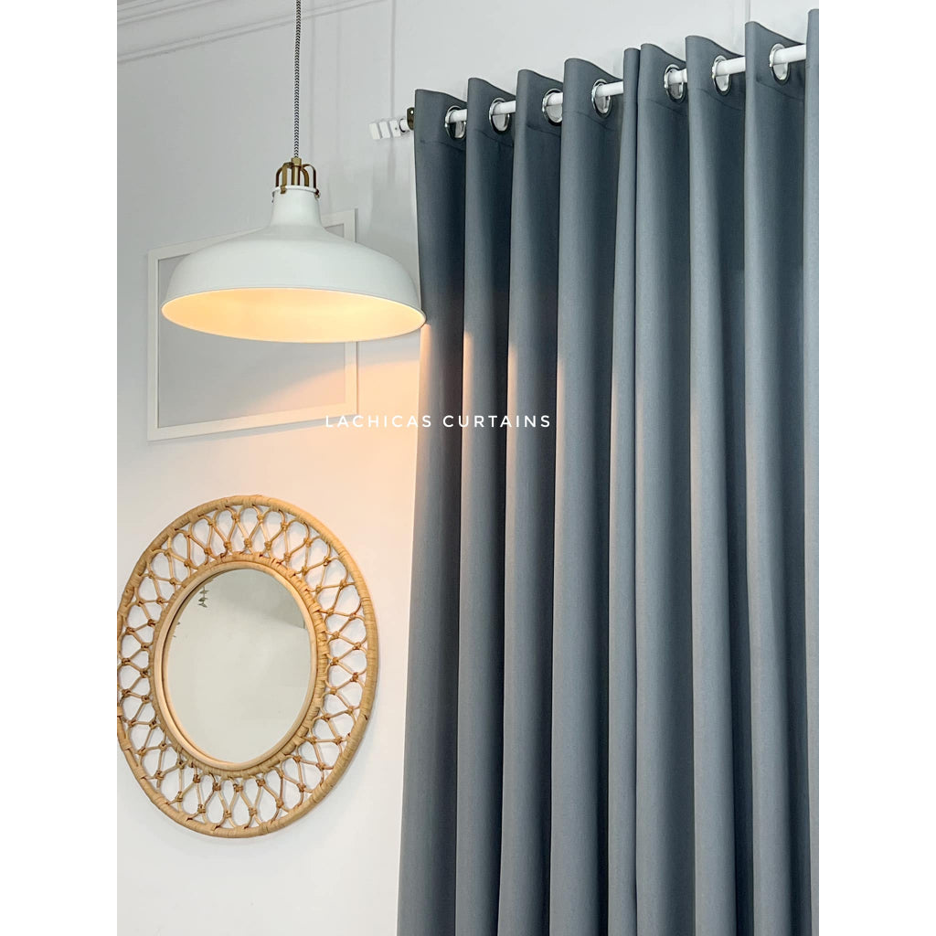 Per PC NON-BLOCKOUT Print Bergonia Gray - Silver Gray