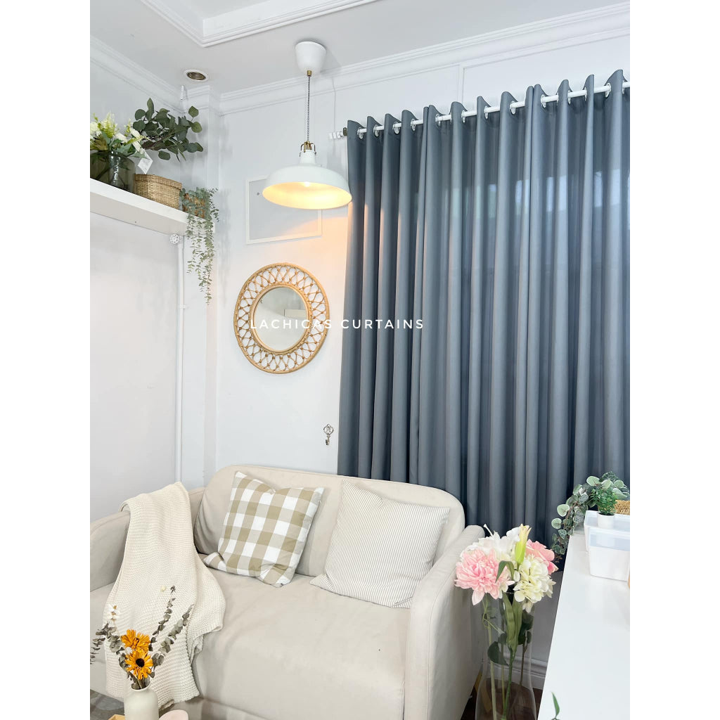 Per PC NON-BLOCKOUT Print Bergonia Gray - Silver Gray