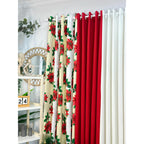 NON BLOCKOUT Per Pc Christmas Day Cream - Plain Red