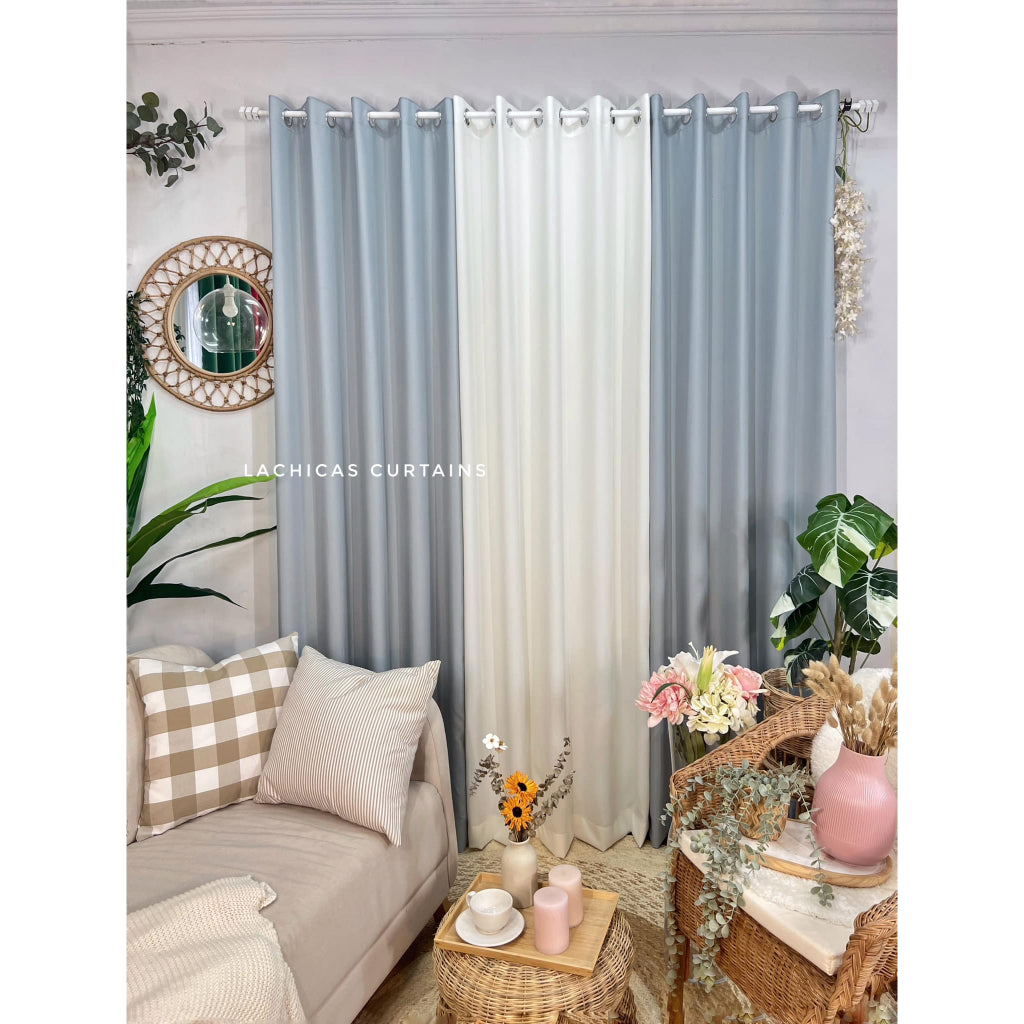 NON BLOCKOUT 3in1 & 5in1  Print Bergonia Gray - Light Gray Combi