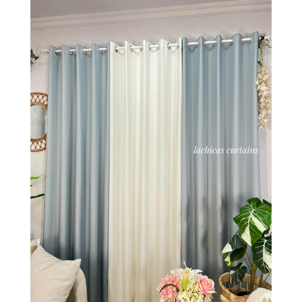 NON BLOCKOUT 3in1 & 5in1  Print Bergonia Gray - Light Gray Combi