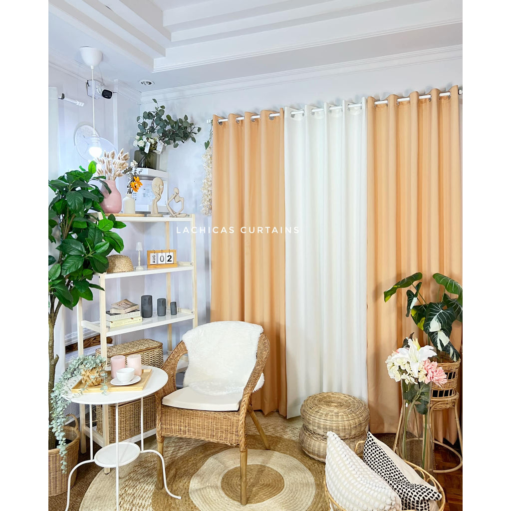 3in1&5in1 NON-BLOCKOUT Print Camella Gray -  Peach Fuzz