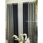 BROCADE SEMI-BLOCKOUT Riviera Gray - Charcoal