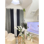 BROCADE SEMI-BLOCKOUT Riviera Gray - Charcoal