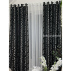 BROCADE SEMI-BLOCKOUT Riviera Black -  Katrina Black