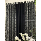 BROCADE SEMI-BLOCKOUT Riviera Black -  Katrina Black