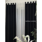 BROCADE SEMI-BLOCKOUT Riviera Black -  Katrina Black