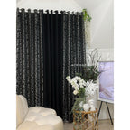 BROCADE SEMI-BLOCKOUT Riviera Black -  Katrina Black