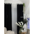 BROCADE SEMI-BLOCKOUT Riviera Black -  Katrina Black