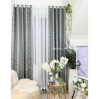 BROCADE SEMI-BLOCKOUT Riviera Gray - Charcoal