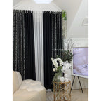 BROCADE SEMI-BLOCKOUT Riviera Black -  Katrina Black