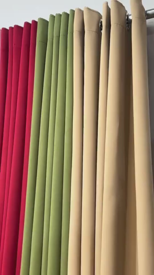 Pastel Colors Curtain Panel | Per Piece | Blackout