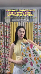 Bloom Floral & Katrina Egg Yellow Curtain Set | 3-in-1 & 5-in-1 | Non-Blackout