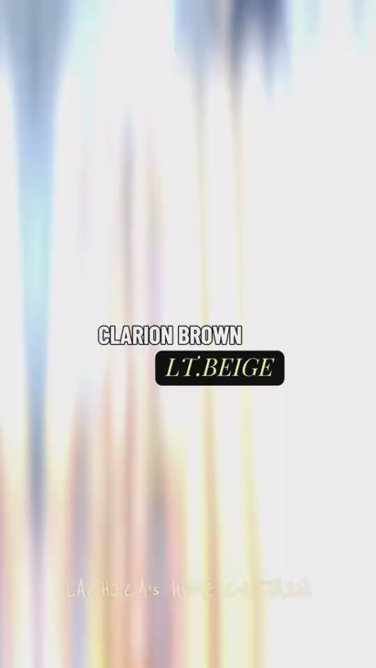 Clarion Brown & Light Beige Curtain Set | 3-in-1 & 5-in-1 | Non-Blackout