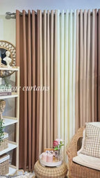 Terracotta & Mocha Curtain Set | 3-in-1 & 5-in-1 | Non-Blackout