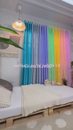Pastel Colors Collection Curtain Panel | Per Piece | Non-Blackout