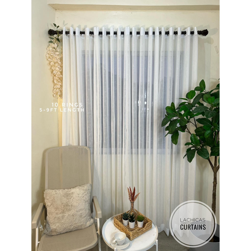 NON BLOCKOUT LINEN RING/LINEN NON RING CURTAINS