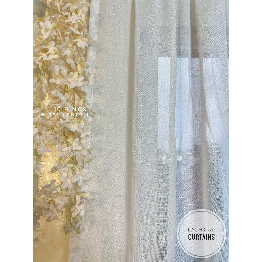 NON BLOCKOUT LINEN RING/LINEN NON RING CURTAINS